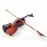 4/4 Full-Size Exquisite Matte Finish Violin - Solid Wood Construction, Datewood Fittings, Hard Case and Bow Included, Perfect Classic Acoustic String Instrument for Beginners and Students, Ideal for Music Education and Performance