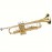 Band instrument trumpet, brass Golden trumpet in B-flat key
