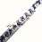 Blue 16-hole Cupronickel Flute In Key C