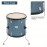 22in poplar double oil skin star dot blue drum kit for adults