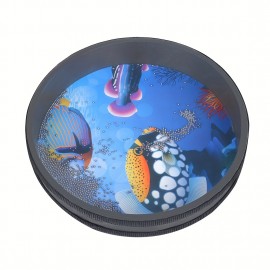 Sound Drum Percussion Wave Bead Ocean Hand Drum With Hardwood Sea Drum Musical Instrument Percussion 253mm/9.96inch (Diameter) For Party