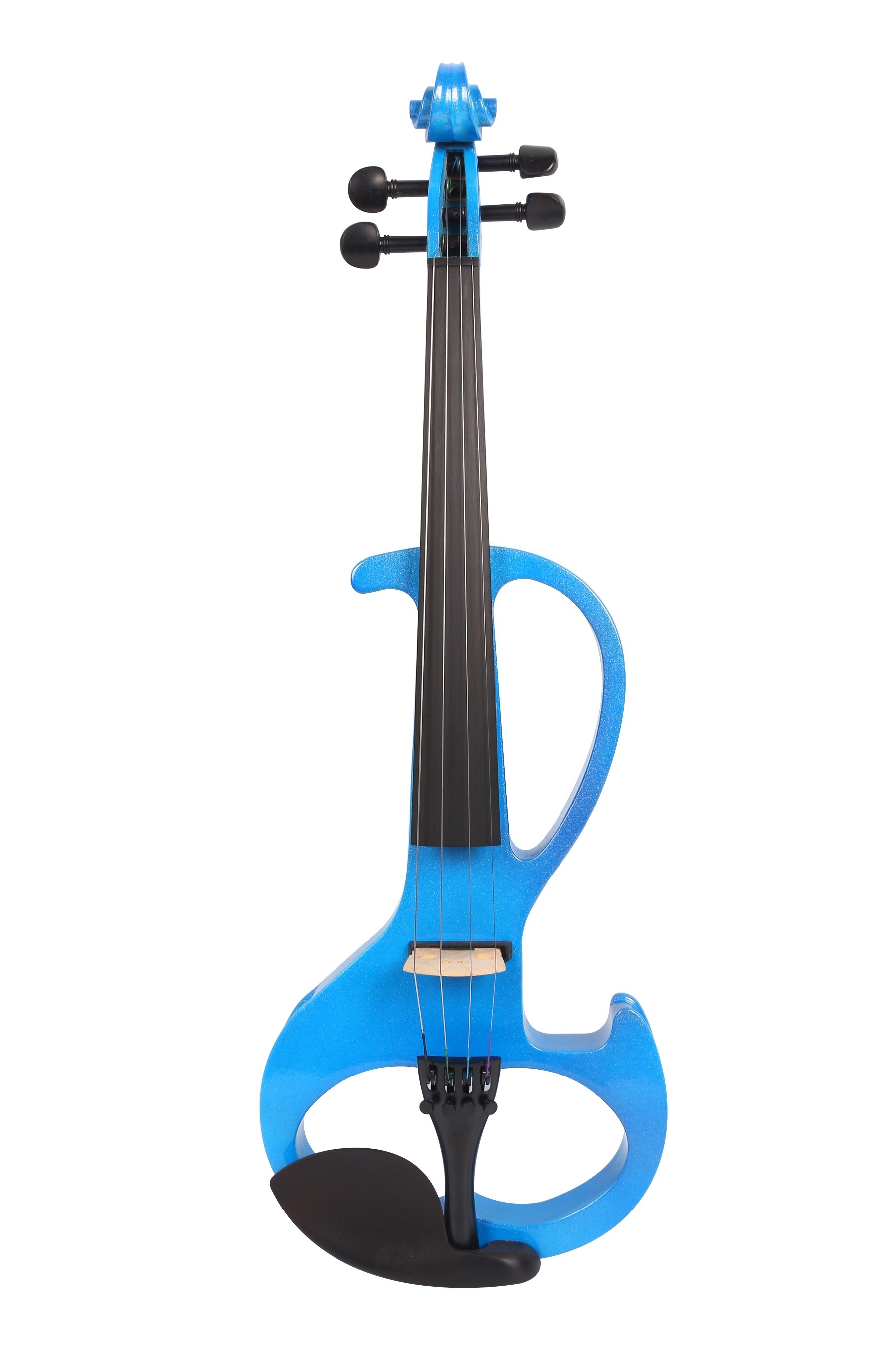 blue full size 4 4 electric violin solid wood designed for features ebony wood fingerboard and electric setup for amplified sound 1 8 audio to widely amplifiers or headphone integration enabling sessions details 1