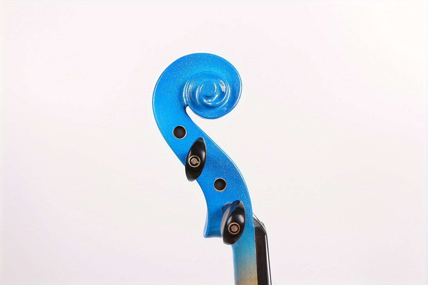 blue full size 4 4 electric violin solid wood designed for features ebony wood fingerboard and electric setup for amplified sound 1 8 audio to widely amplifiers or headphone integration enabling sessions details 3