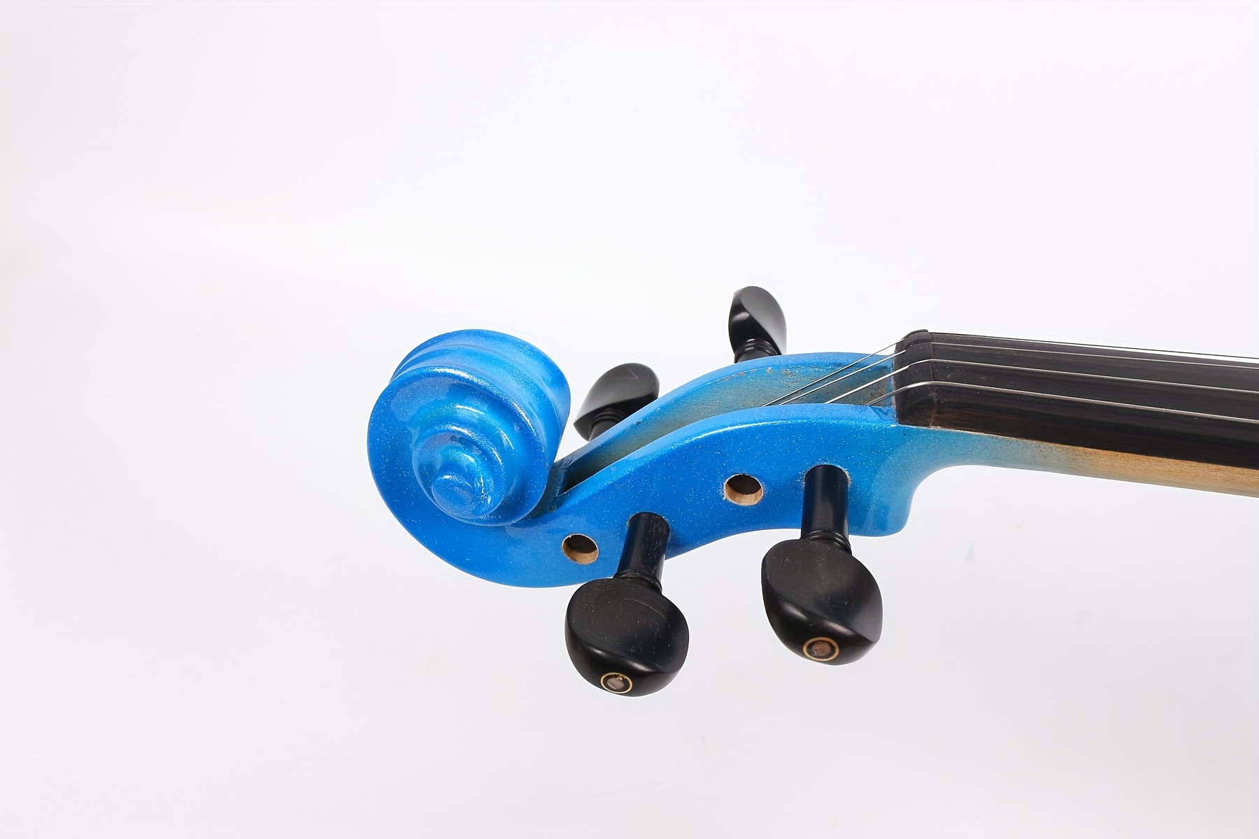 blue full size 4 4 electric violin solid wood designed for features ebony wood fingerboard and electric setup for amplified sound 1 8 audio to widely amplifiers or headphone integration enabling sessions details 4