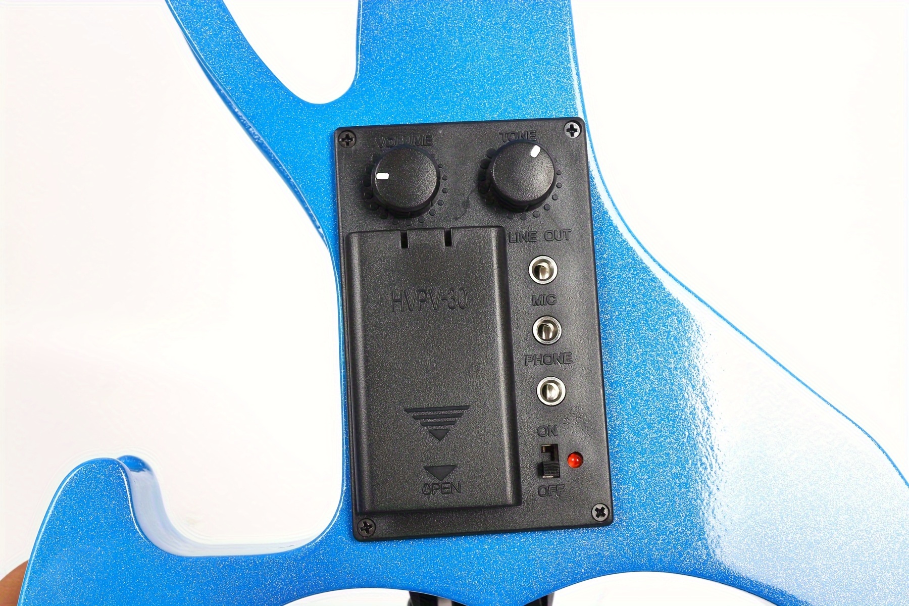blue full size 4 4 electric violin solid wood designed for features ebony wood fingerboard and electric setup for amplified sound 1 8 audio to widely amplifiers or headphone integration enabling sessions details 7