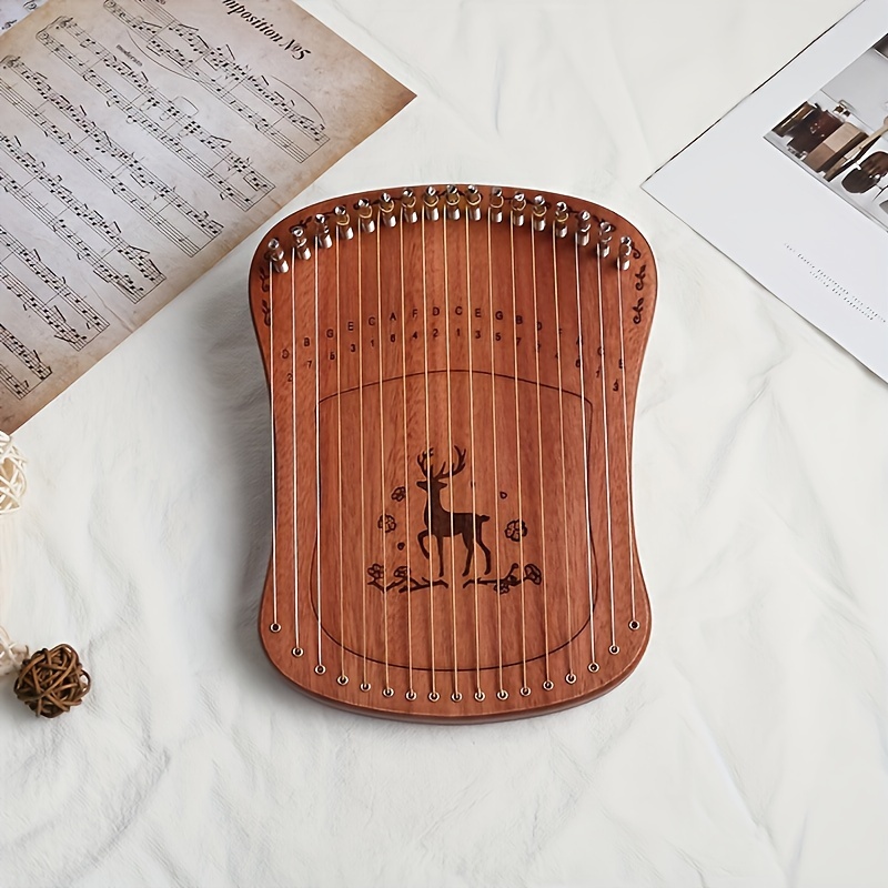 1 pc 17 string finger qin sika deer small instrument kalinba creative qin details 0