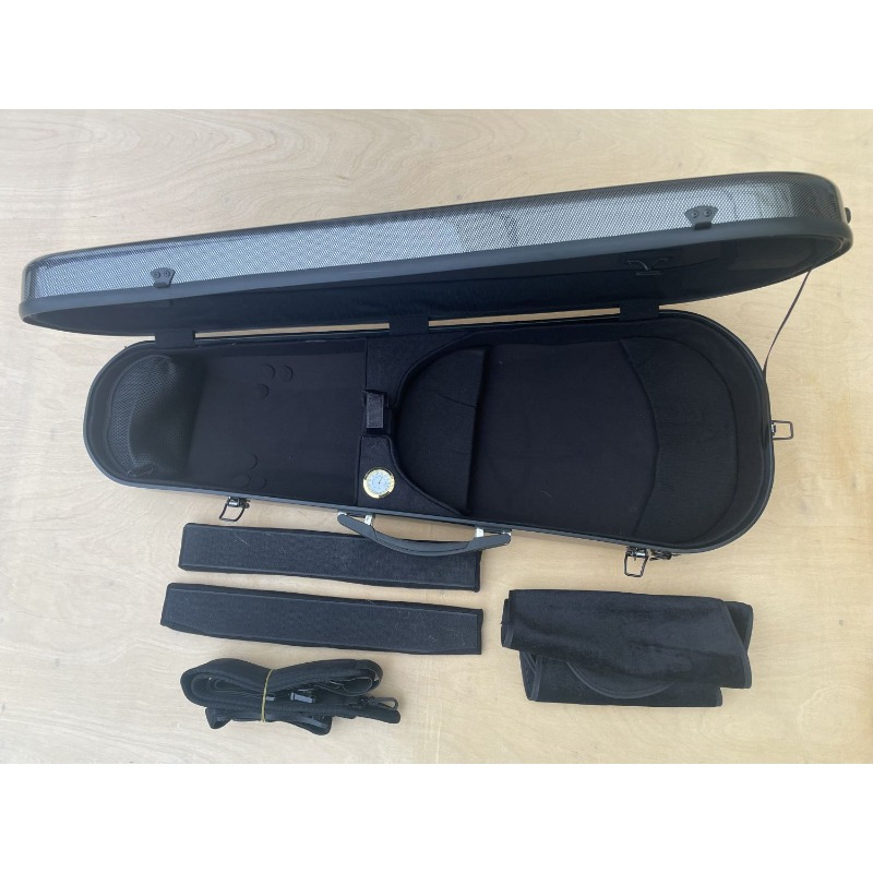 new viola case 15 16 5inch carbon fiber strong light viola box thick padding strong light carry details 1