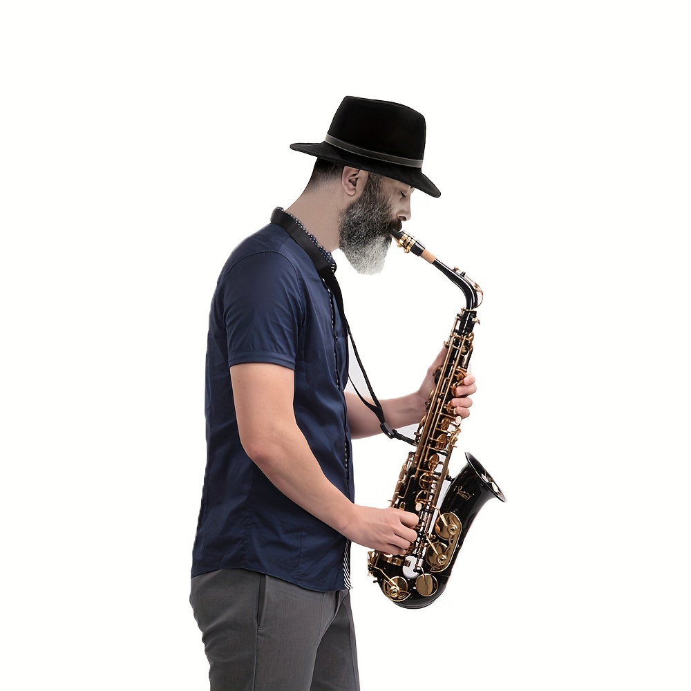 alto saxophone alto sax eb with 11reeds case black color for students and beginners details 0