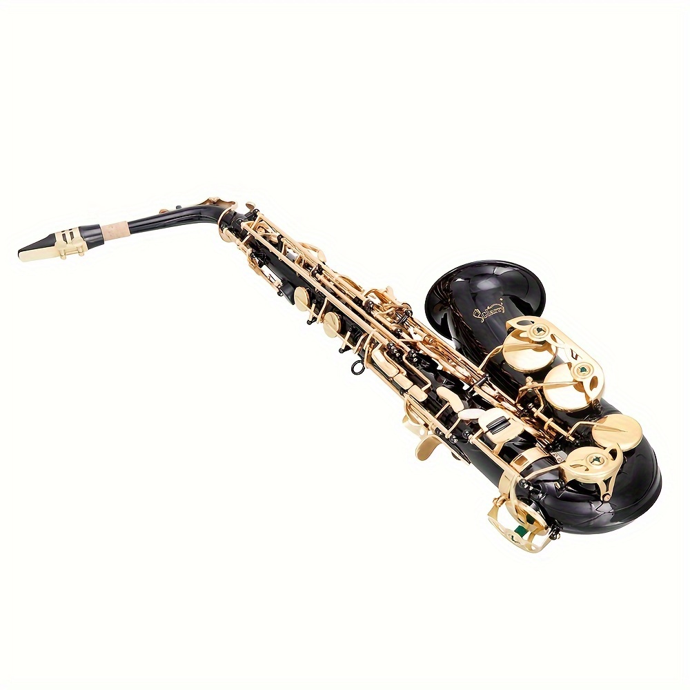 alto saxophone alto sax eb with 11reeds case black color for students and beginners details 3