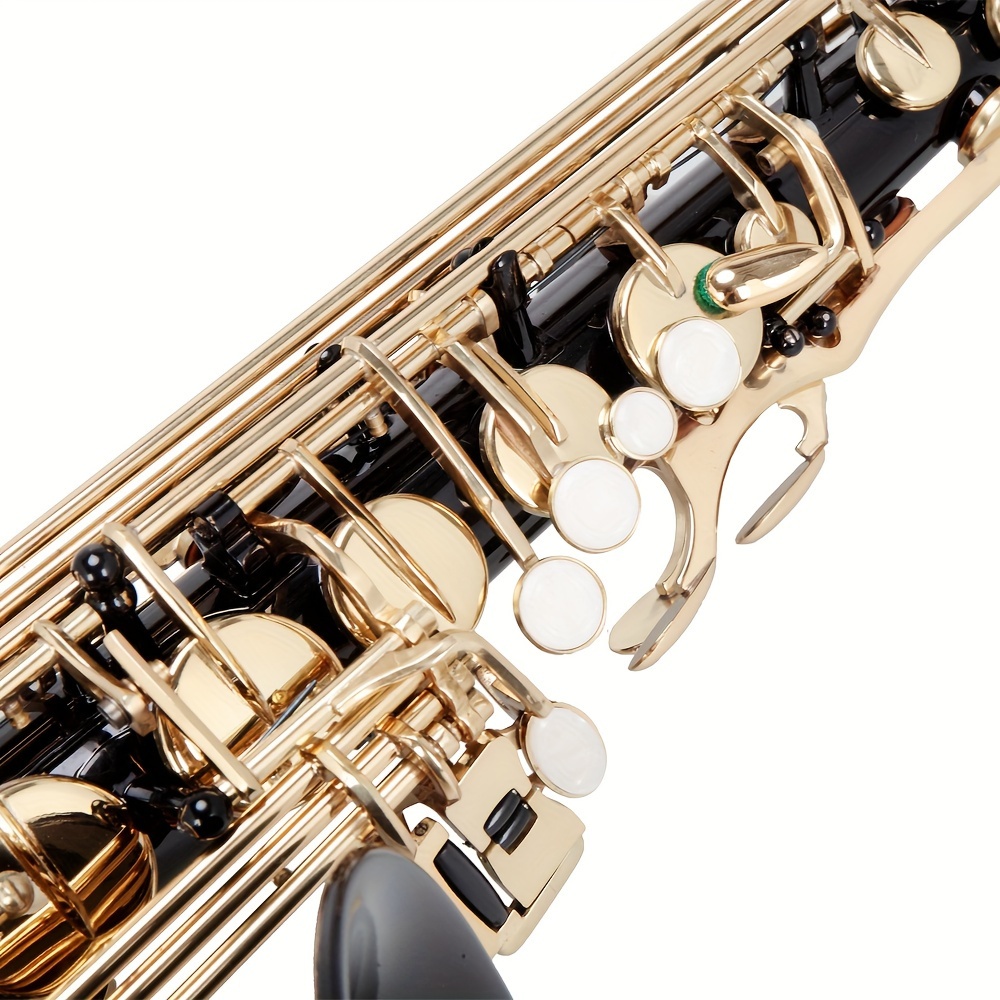 alto saxophone alto sax eb with 11reeds case black color for students and beginners details 6