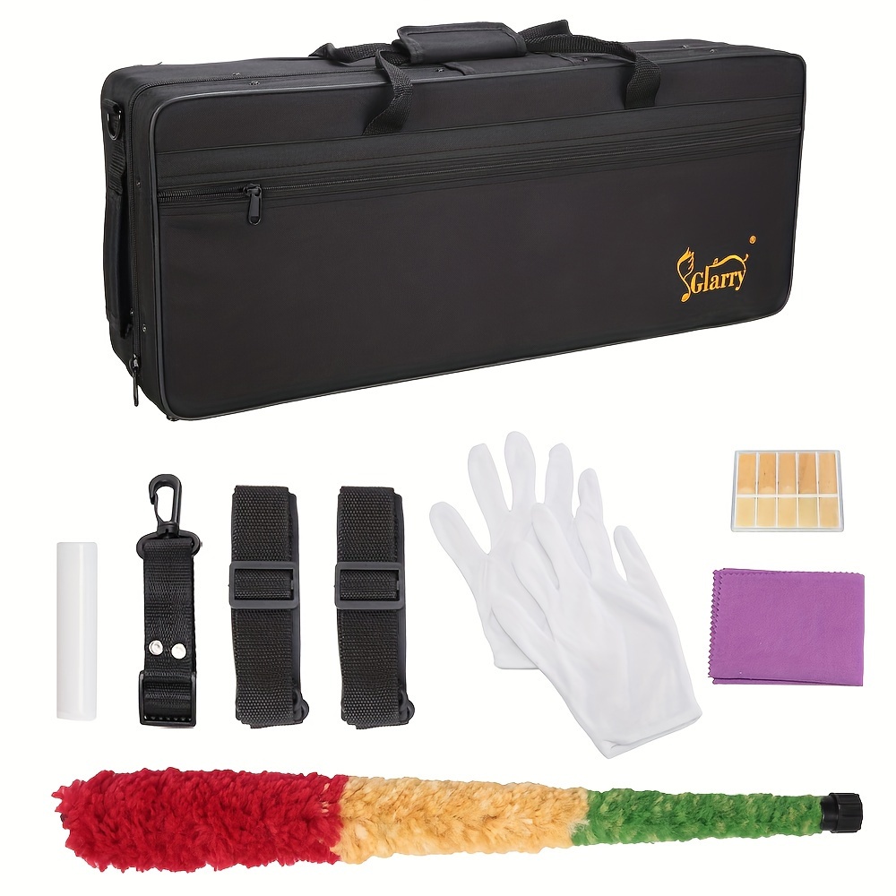 alto saxophone alto sax eb with 11reeds case black color for students and beginners details 8
