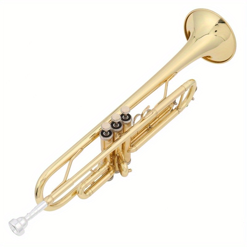 beginner brass bb trumpet with care for student school band details 3