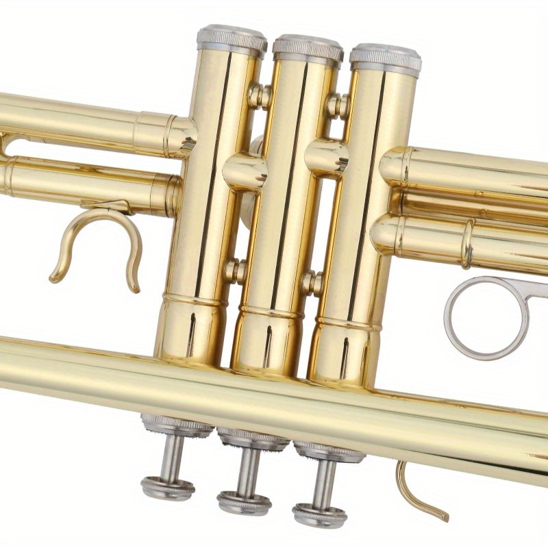 beginner brass bb trumpet with care for student school band details 6