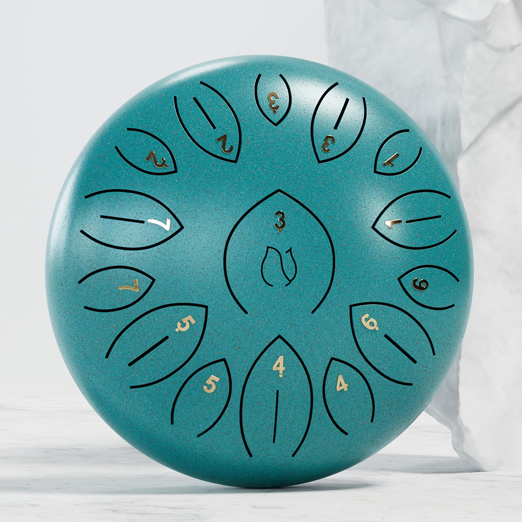 12 inch 15 note steel tongue drum tongue drums steel drum instruments for adult hand pan drum with music book drum mallets and carry bag idea for yoga music education details 0