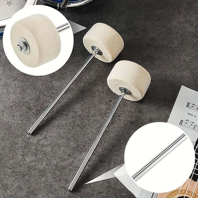 2pcs drum bass drum foot bass drum foot drum foot accessories kick drum foot replacement compact and convenient to ensure the clarity and integrity of bass drum playing details 0