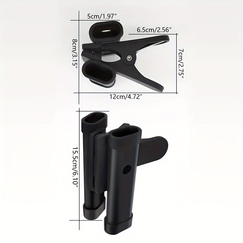 durable abs drum stick holder with large clip ideal for jazz drums essential drum stand accessory details 4